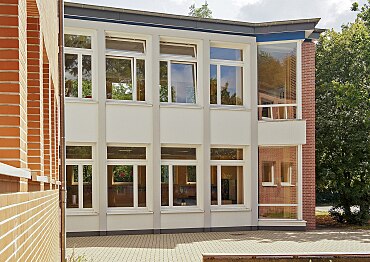 Panoramafoto Gebäude eins - Schule Landskrona